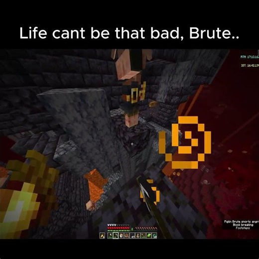 Piglin Brute, This isnt the Answer! | Funniest #Minecraft Bastion Moment | #minecraftgameplay