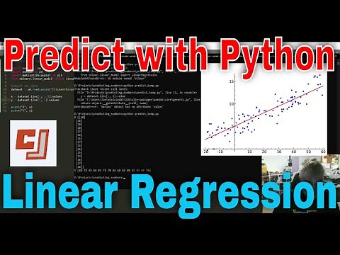 Predicting Numbers with Linear Regression using Python & Sklearn - Tutorial