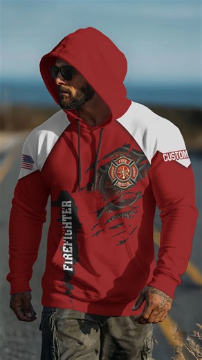 This isn’t just another promo — it’s a thank-you to the brotherhood. When you buy the firefighter hoodie built with pride, courage, and respect, we’ll send you the matching T-shirt FREE. Both crafted with premium materials, reinforced stitching, and a design that honors your service. 🔥 One for warmth, one for pride — both made for those who never hesitate to step forward. Real gear for real firefighters — because you’ve earned it. | The Flame Never Dies