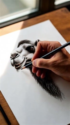 Camel sketch tutorial #shorts #camel