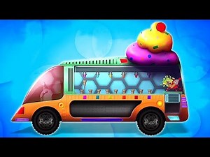 Sorvete De | da garagem do carro | vídeo infantil | Ice Cream Van Garage | Kids Tv Channel Português