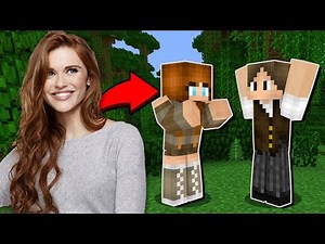 Minecraft Jazzghost #1: NOVA SÉRIE! ENCONTREI MINHA FÃ NO MINECRAFT!