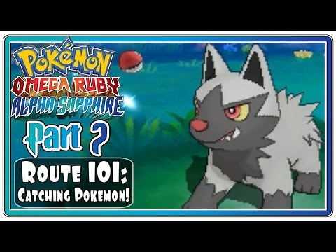 Pokemon Omega Ruby and Alpha Sapphire - Part 2: Route 101 | Catching New Pokemon! (FaceCam)