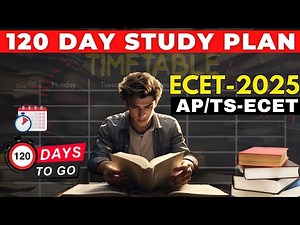 120 Day ECET 2025 Preparation Time Table! ⏳📆