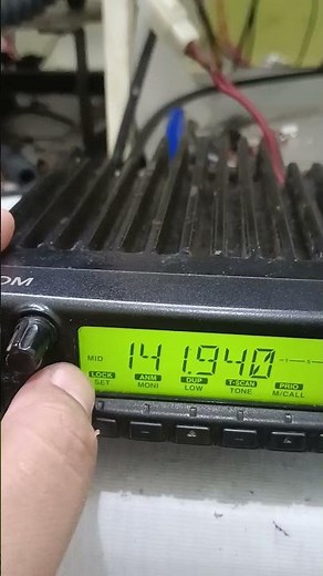 Test Power Icom Ic-2200 Tinggal 40w#radio #swr #repair #icom #vhf