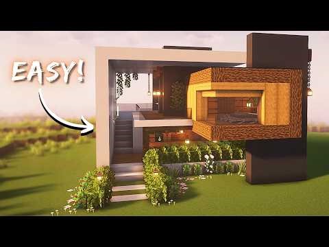Minecraft: Easy Survival Modern House (Step-by-Step)