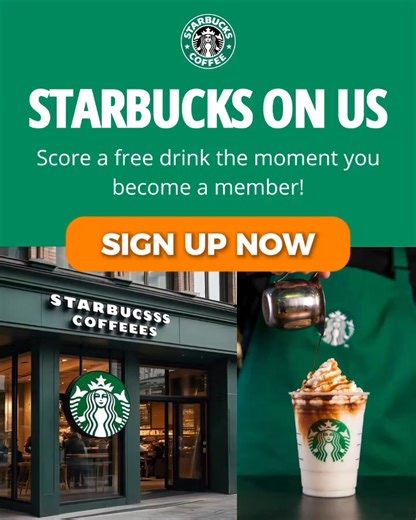 ☕ Free Starbucks Rewards ⭐ Earn Stars → 🎁 Redeem for drinks & food. | Life Tips En