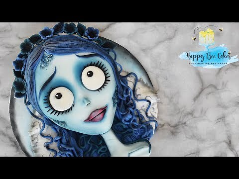 Corpse bride cake | Tim Burton Halloween cake