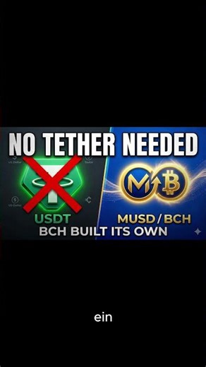 The Tether Killer? 🚀 How Bitcoin Cash (BCH) is Building True DeFi Stablecoins!