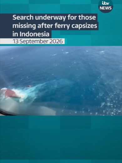 Indonesian authorities say at least 129 passengers and crew are missing after a ferry overturned in bad weather. More than 240 people were onboard when disaster struck. With at least 108 people rescued and bodies of six passenger recovered, rescuers are still searching for those missing. The operation expanded in waters around the vessel's last known position. #indonesia #ferry #searchandrescue