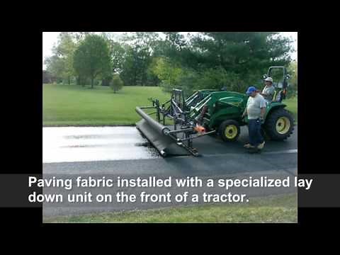 Paving Fabric Install
