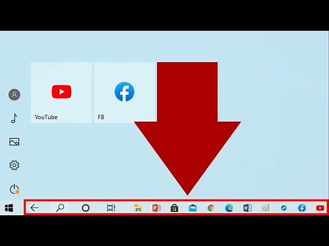 How to Show Taskbar Icons on Tablet Mode