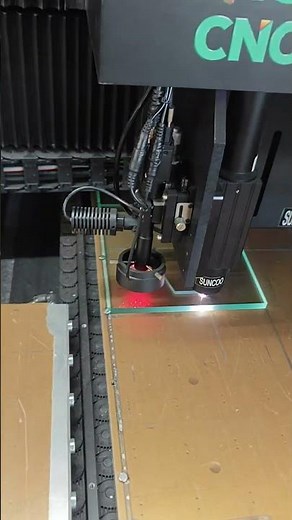 one time forming fiber laser glass mirror cutting machine with smooth cut