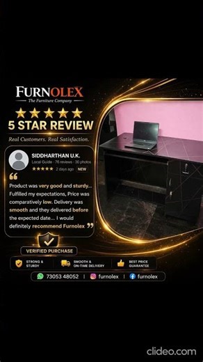 Real 5⭐ Customer Review 😳 | Premium Office Table by Furnolex | Worth Every Rupee! ‪@Furnolex‬