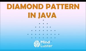 Mind Luster - Learn Diamond Pattern in Java