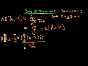 Bias of Instrumental Variables - part 2