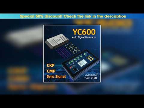 Slide New YC600 Six Channel Auto Signal Generator ECU Computer Maintenance Tester Crankshaft Camsha