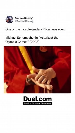 In 2008’s “Astérix at the Olympic Games”, Michael Schumacher swapped his driving overalls for a Roman chariot… The seven‑time F1 World Champion makes a memorable cameo as “Schumix,” a Gallic charioteer donning red robes alongside his former Ferrari team boss Jean Todt, who plays “Patron de Schumix.” The live‑action film, released on January 30, 2008 in France, features a cameo‑heavy cast including Zinedine Zidane and Tony Parker, and uses Schumi’s star power to bridge motorsport with comic‑book 