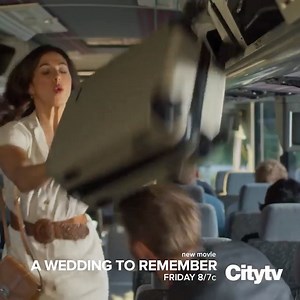 Cristina Rosato on Instagram: "This was a real moment, still sorry @greystonholt 😂😂. @city_tv @becky_olson @_matt_hammer @reeloneentertainment @davidistrasser #aweddingtoremember #fallinlovefridays"
