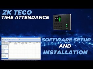 Zkteco Middle East Time Attendance Software Installation and Training Urdu Tutorial