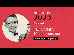 Mini Violini 2023 - Concerti - Mark Chia