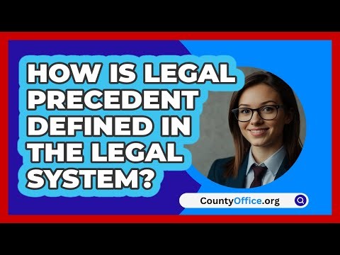 How Is Legal Precedent Defined In The Legal System? - CountyOffice.org