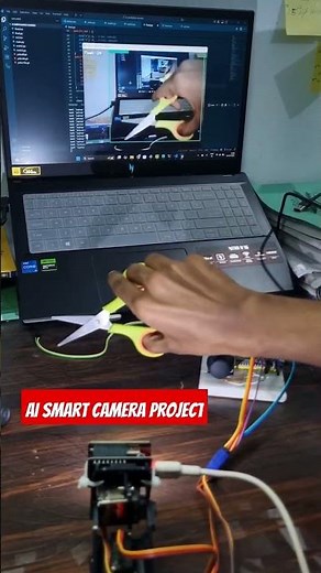 ⚡🔥AI smart camera ESP32 Object Tracking 🤯 YOLO computer vision project Python Engineering cse ai ml