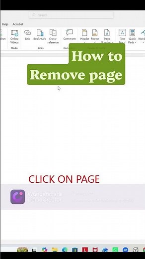 How to Remove a Page in MS Word Using Ctrl + G Delete Blank Page Easily #shorts #MSWord #ViralShorts