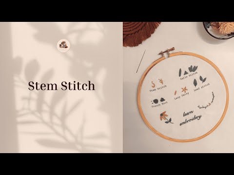 Embroidery Explorer: Learn the Stem Stitch