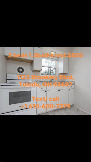 Text or call 1 6106007374 I’m a private landlord partnered with HUD, offering quality low-income housing with immediate availability. 🏡 Move-In Ready Homes Utilities included Pets welcome Available Units & Pricing 1 Bedroom / 1 Bathroom - $500 2 Bedrooms / 2 Bathrooms - $850-$900 3 Bedrooms / 2 Bathrooms - $1,000 3 Bedrooms / 2.5 Bathrooms - $1,100 9 Availability Nationwide Please submit your ZIP code via direct message to receive available options in your area. #toledo #toledooh #toledoohio #o