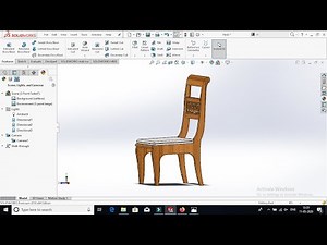 solidworks tutorials How to design Chair in solidworks