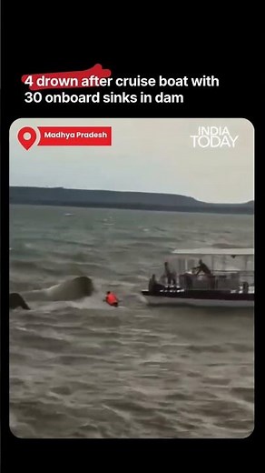 Jabalpur Cruise: Bargi Dam Boat Tragedy | Tourist Cruise Capsizes In Narmada River, Rescue On