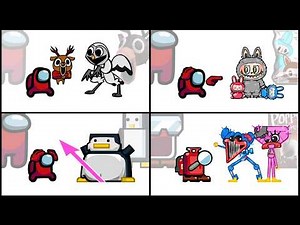 Mini Crewmate Kills Steal a Brainrot Characters | Among Us #207