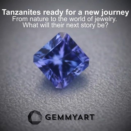 🔹 The Story of Two Tanzanites: From Nature to a Gemstone