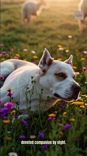 Meet the Snow White Dog Who Guards Sheep and Hearts!