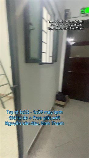 Trọ rẻ 1củ3 - 1củ9 máy lạnh Giờ tự do Free giặt,wifi Nguyễn văn đậu, Bình Thạnh#phongtrobinhthanh #phongtrogiare #HOVIHOME #phongtrosinhvien #reviewtro