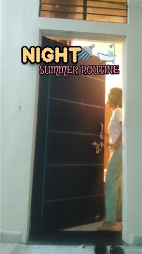 night summer routine 🩷🛁 living alone diaries 🎀 🚿#minivlog #shorts #trending #fyp