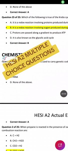 HESI A2 Multiple Choice Questions for Nursing Students