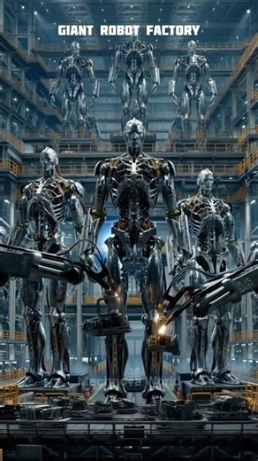 Giant Robot Factory #shorts #youtubeshorts #viralshorts #trending #viral #explore #fyp