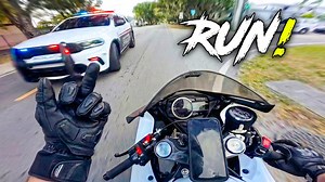 Epic bikers vs cop: Moments you can't miss