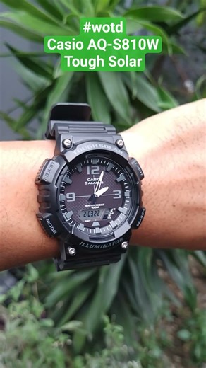 #wotd Casio AQ-S810W Tough Solar #wristcheck #casio #toughsolar #aqs810