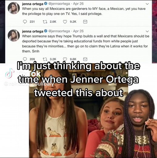 She really exposed her lmaooo #jennaortega #ronnihawk #onmyblock #onmyblocktvshow #actress #stuckinthemiddle #olivia #trump #greenscreen