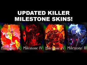 WINNING WITH EVERY UPDATED KILLER MILESTONE SKIN in Forsaken (1x Rework Update)