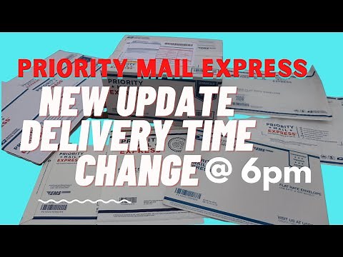 How | When It Changes The DELIVERY TIME For PRIORITY MAIL EXPRESS Postal Service Domestic Only 2021
