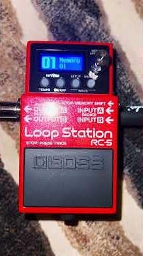 Boss RC5 Loop Station Review #guitar #foryou #loop #boss #station #fyp #viral #rock #pop #newmusic