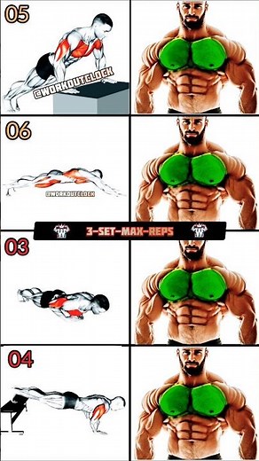 No Equipment Chest Workout at Home | Bodyweight Only #HomeWorkout #ChestWorkout #BodyweightTraining