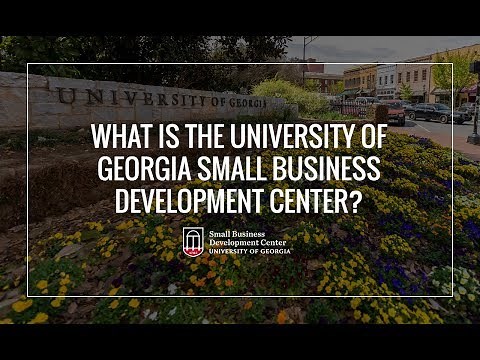 The UGA Small Business Development Center