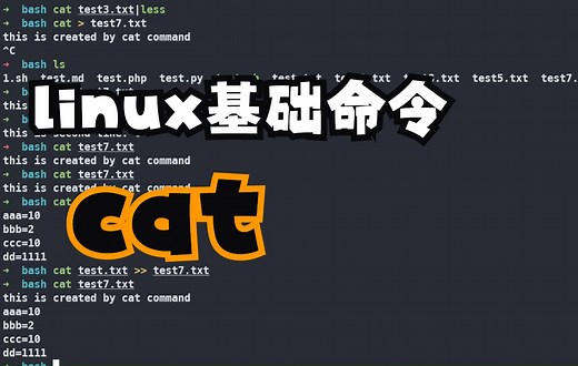 linux基础命令介绍-cat