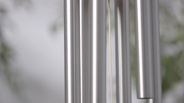 Watch Amazing Grace Wind Chime with Lifetime Tuning, Large, Silver on Amazon Live