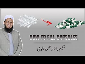 How to fill capsules manually